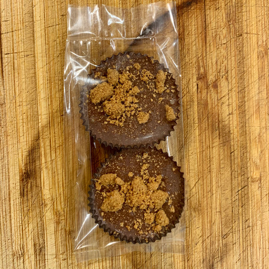 Vegan Biscoff-Mylk Chocolate Peanut Butter Cups