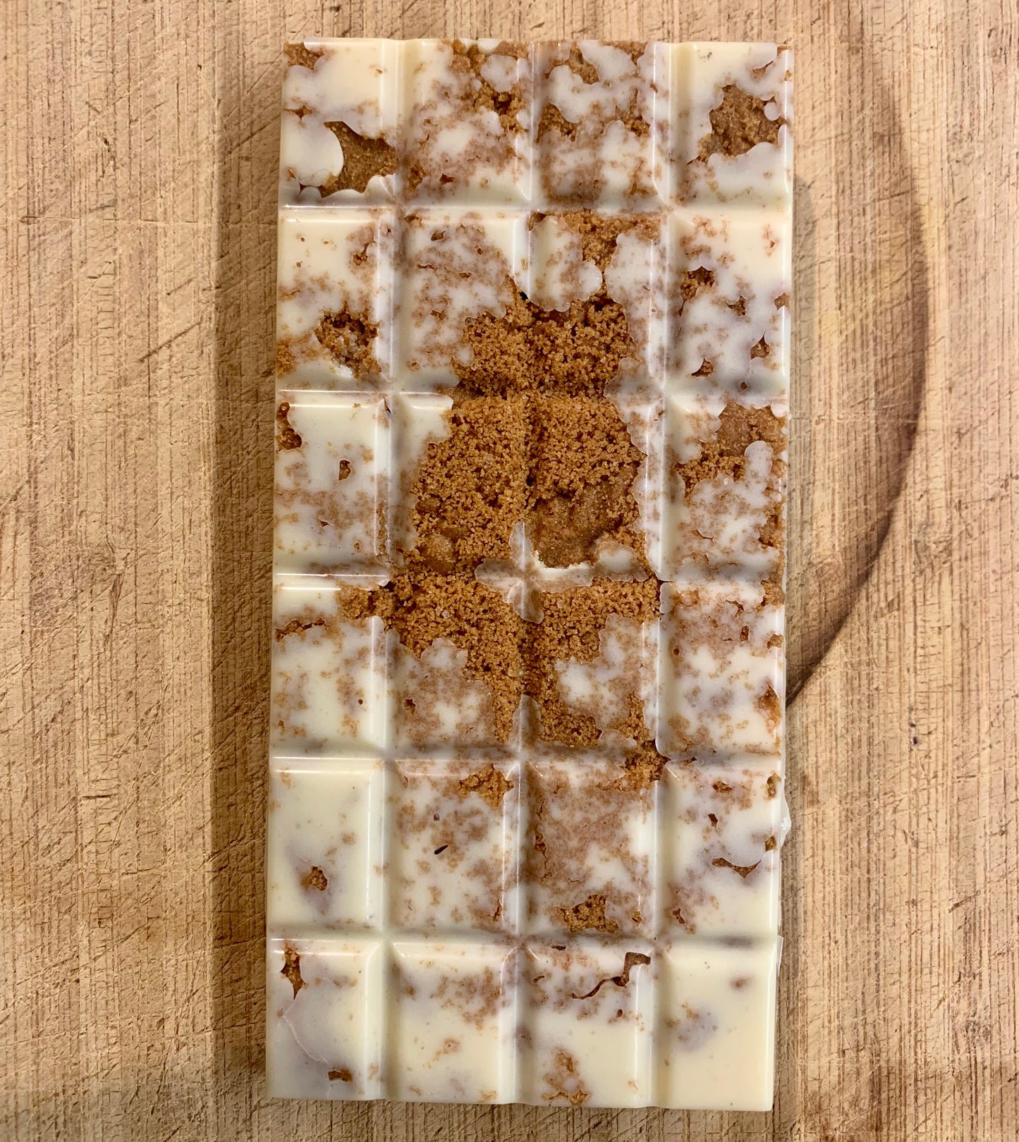 Vegan Biscoff White Chocolate Bar