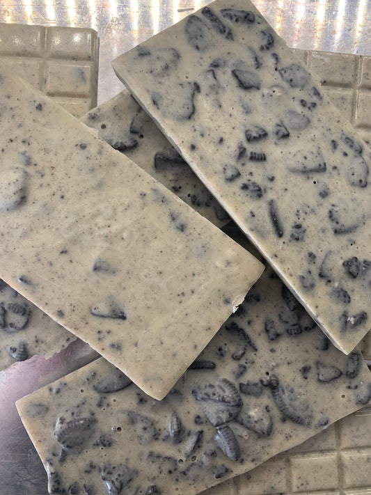 Vegan Cookies and Creme White Chocolate Bar